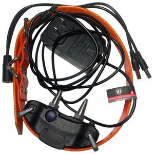 Dogtra 1902s Replacement E-Collar Receiver Orange Collar & Charger -Tested Works